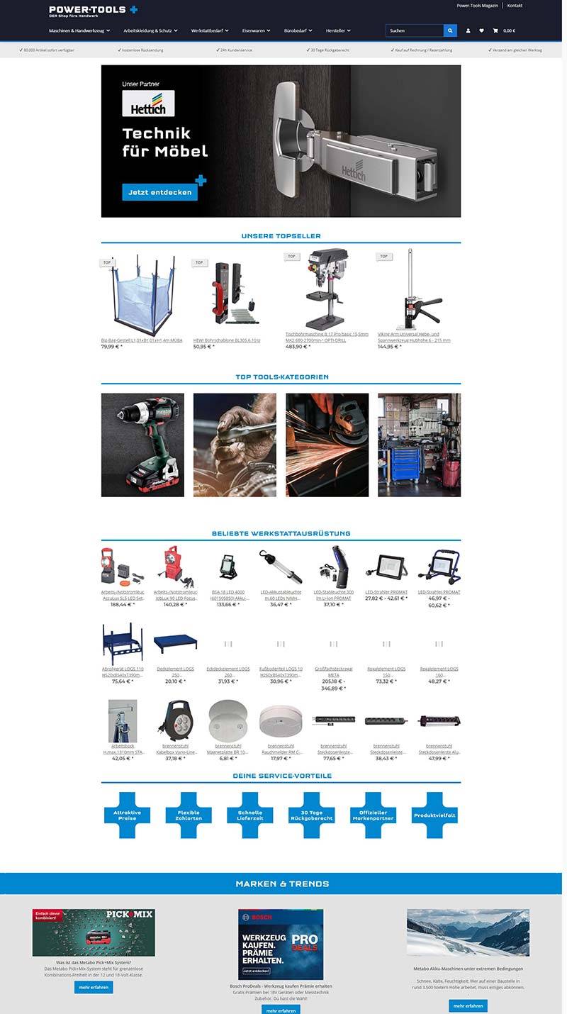 Power-Tools.de 德国制造工具订购网站