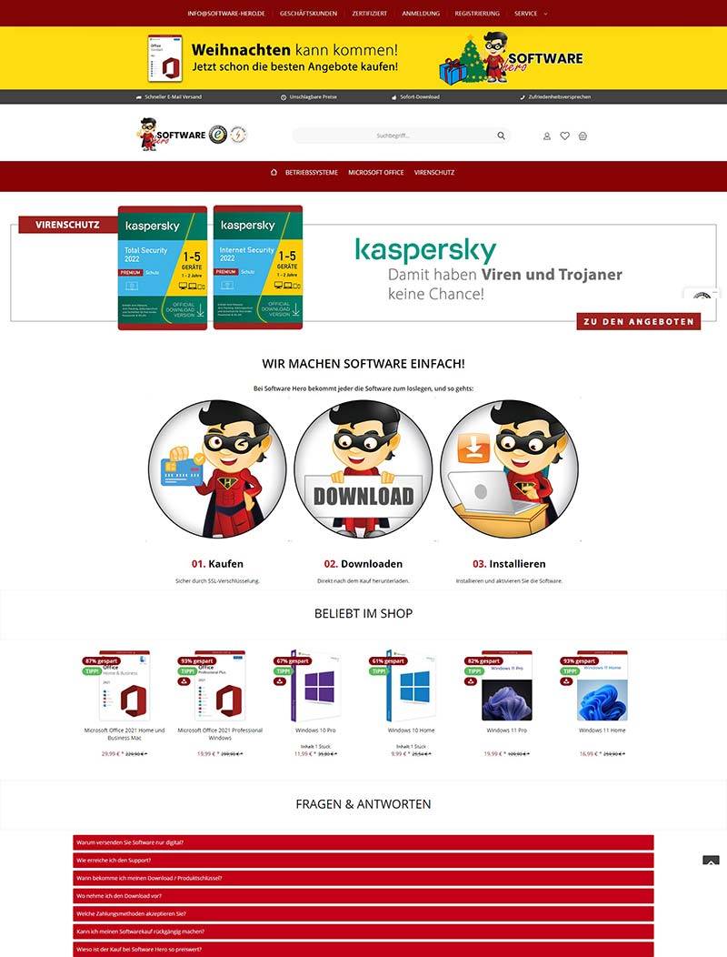 Software-hero 德国微软正版软件订阅网站