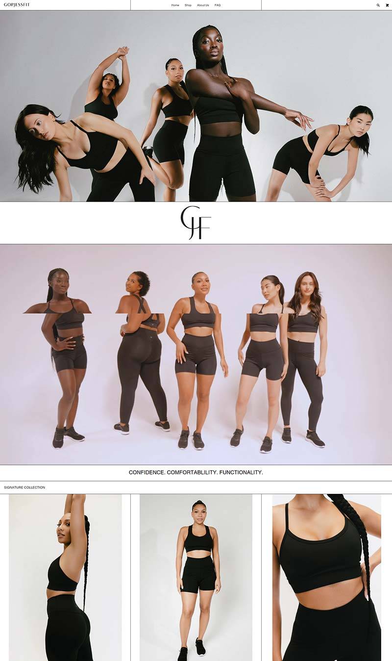 GORJESSFIT 美国运动休闲女装购物网站