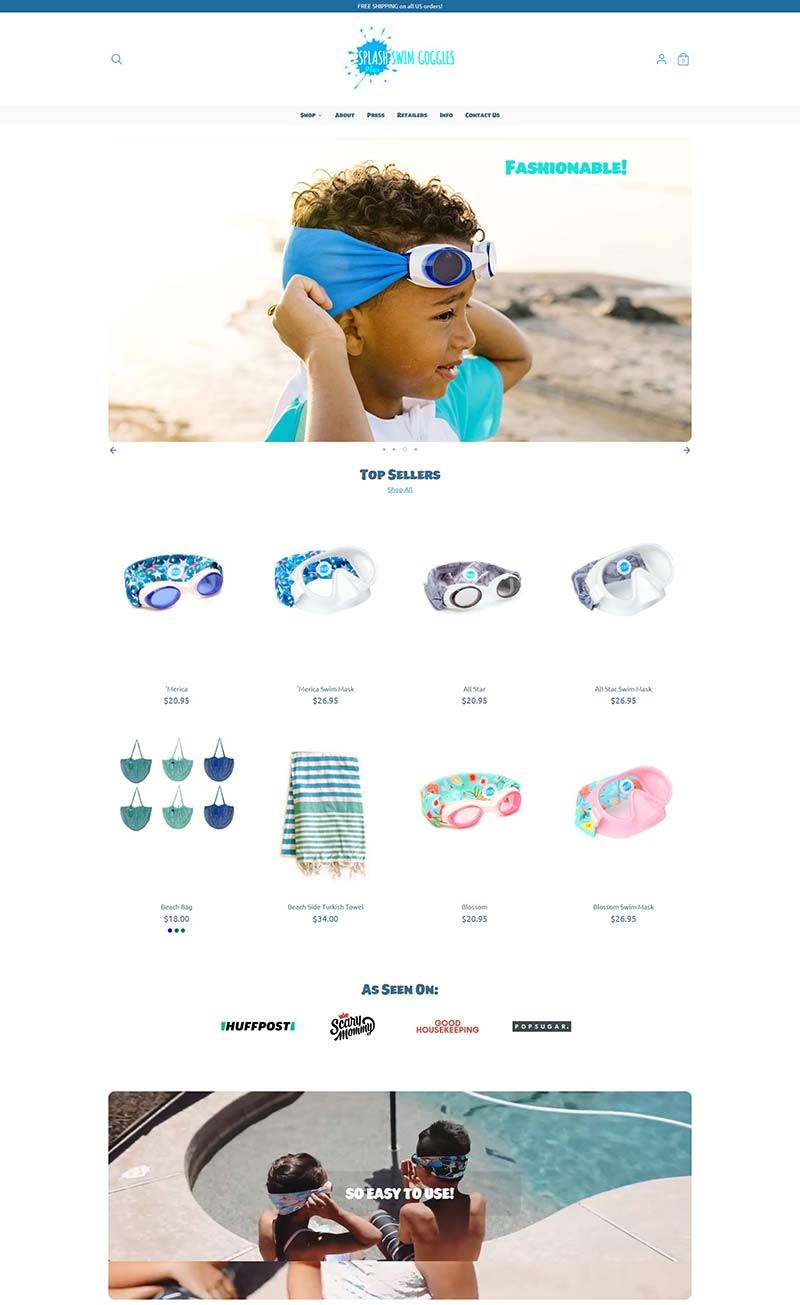 Splash Swim Goggles 美国专业游泳护目镜购物网站