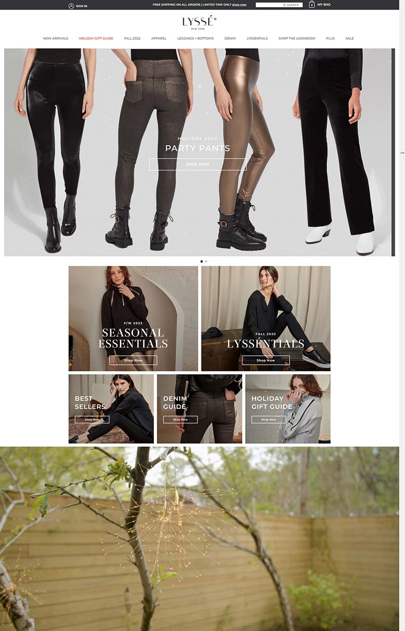 Lyssé New York 美国女性时装品牌购物网站
