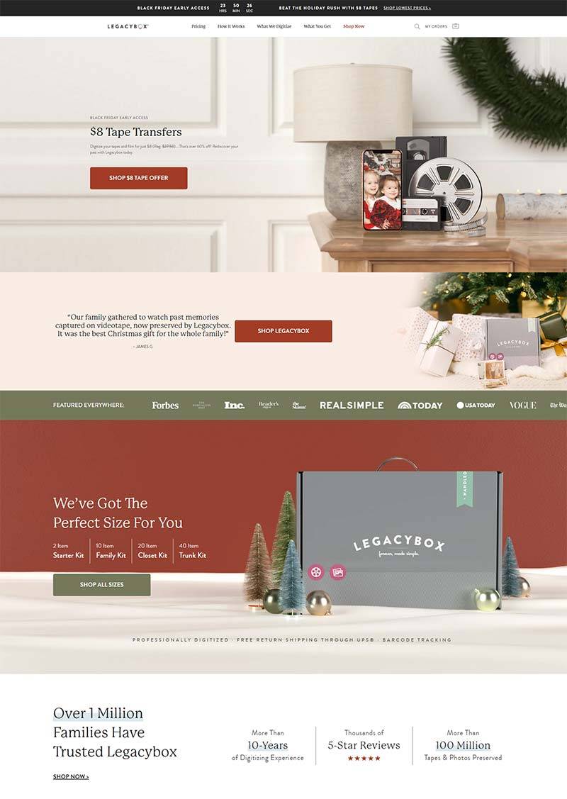 Legacybox 美国音频数字化产品购物网站