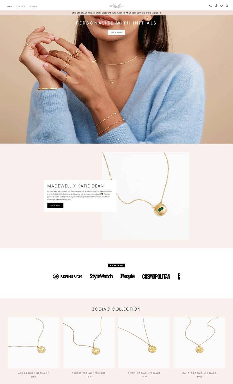 Katie Dean Jewelry 美国珠宝饰品购物网站