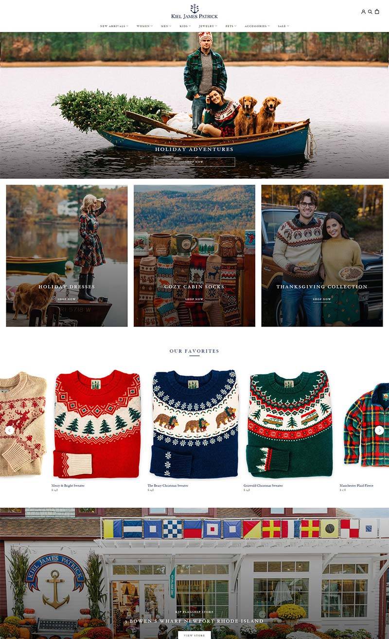 Kiel James Patrick 美国时尚毛衣品牌购物网站