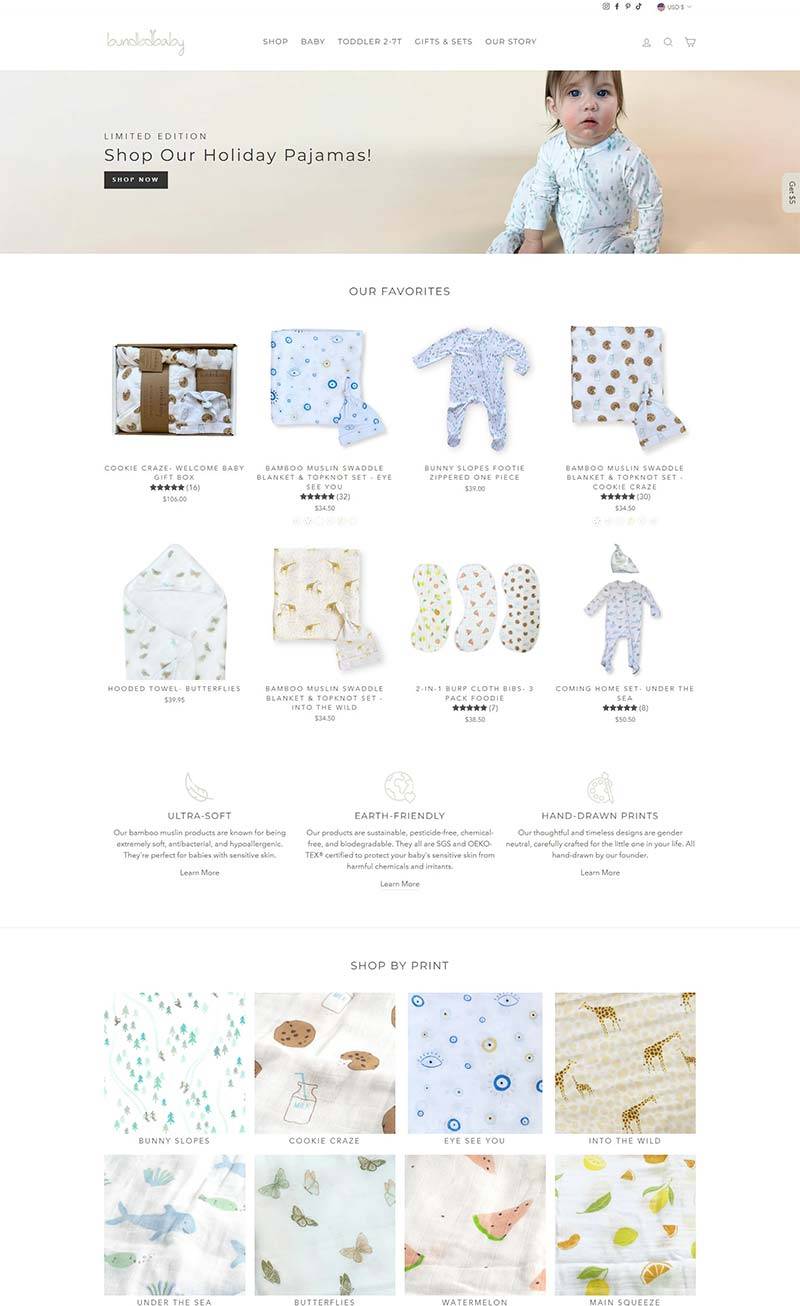 Bundled Baby 美国品质婴儿用品购物网站