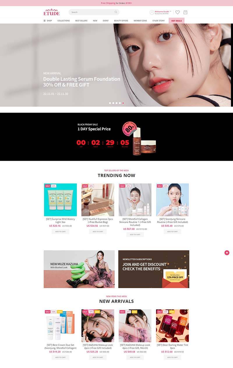 Etude House 伊蒂之屋-韩国美妆护肤品牌购物网站