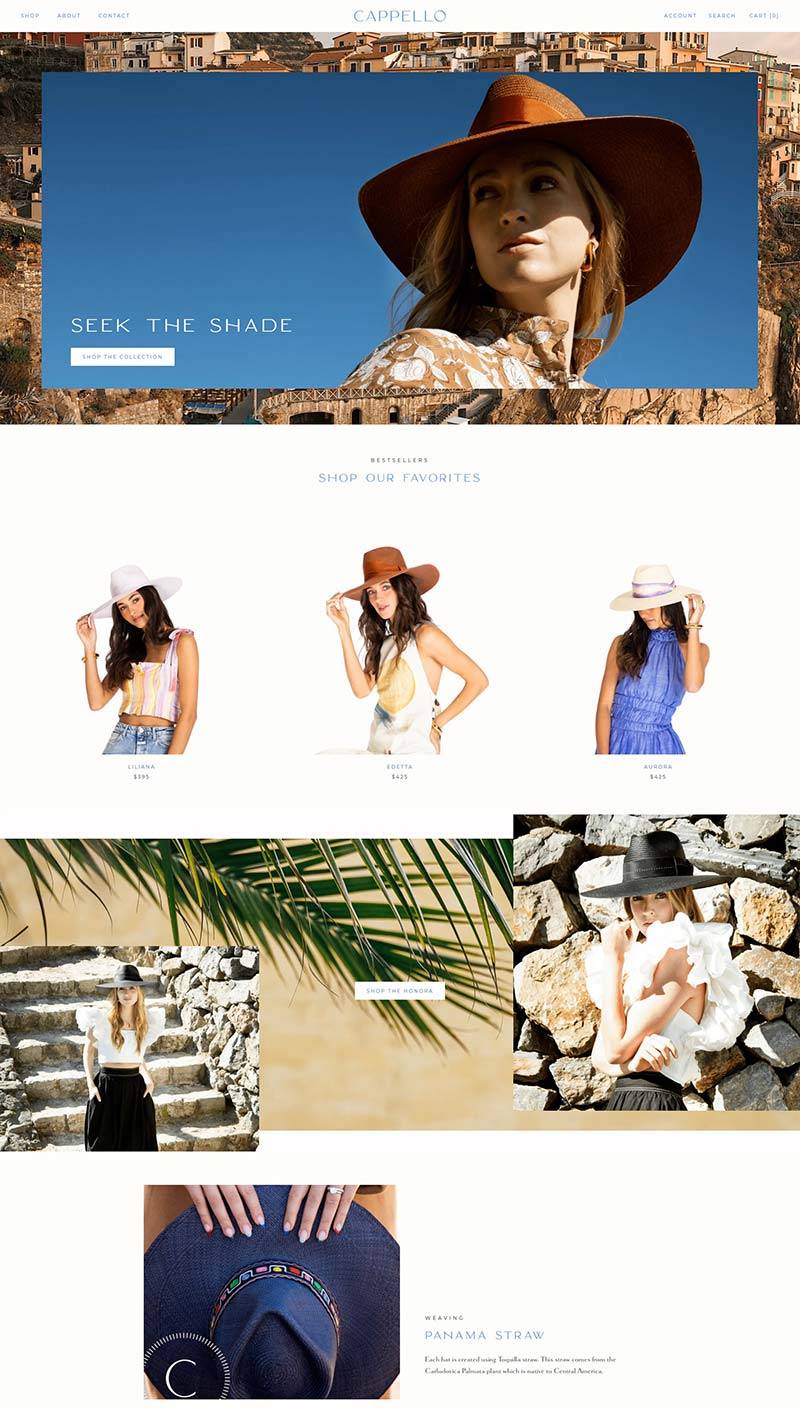 Cappello 美国时尚遮阳帽品牌购物网站