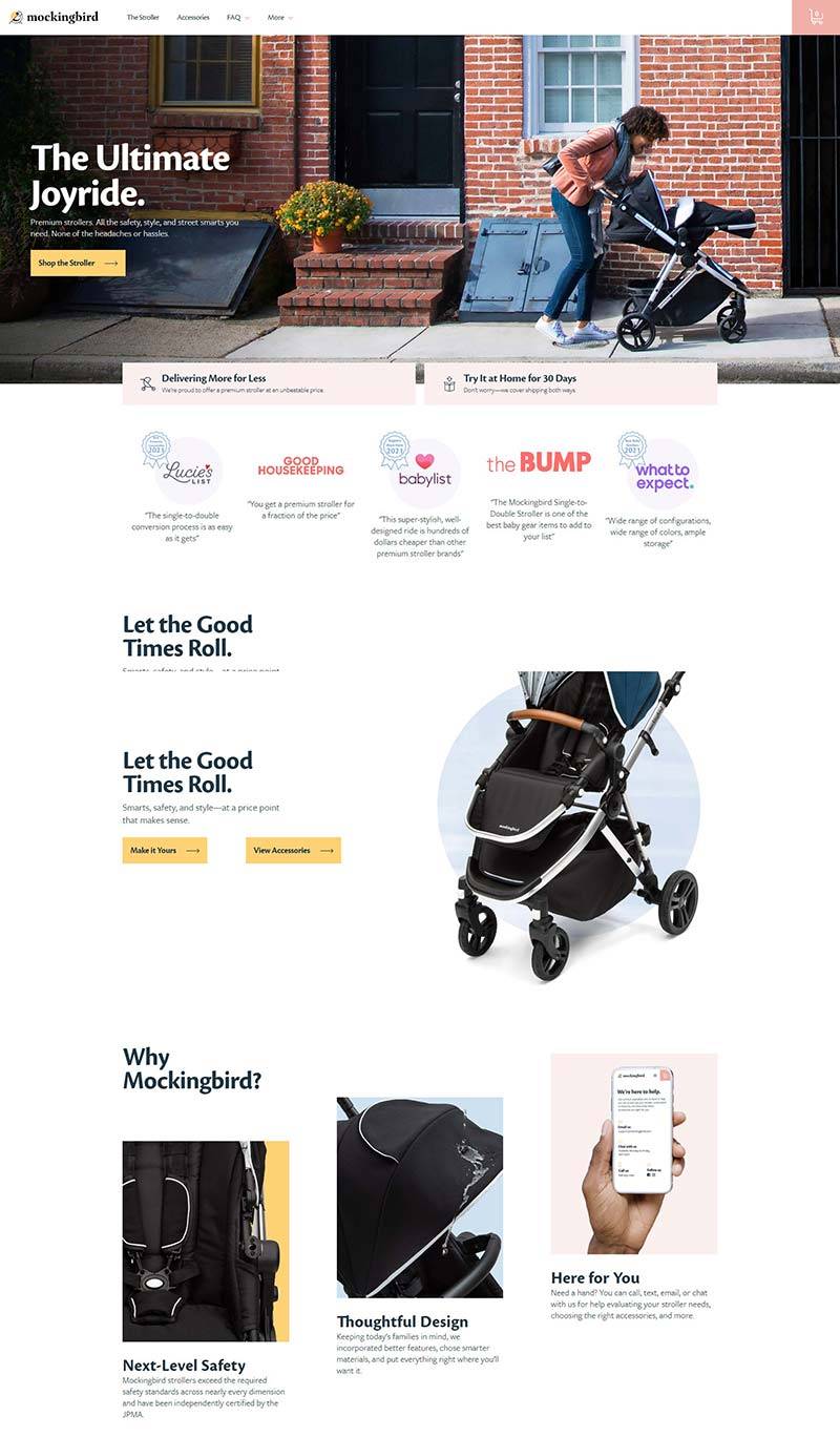 Mockingbird 美国婴儿车品牌购物网站