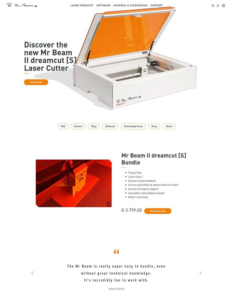 Mr Beam UK 英国激光切割机品牌订购网站