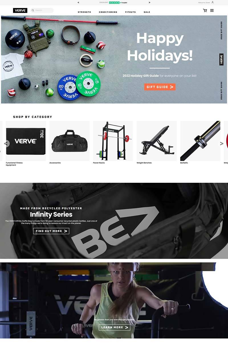 Verve Fitness 澳大利亚健身器材品牌购物网站