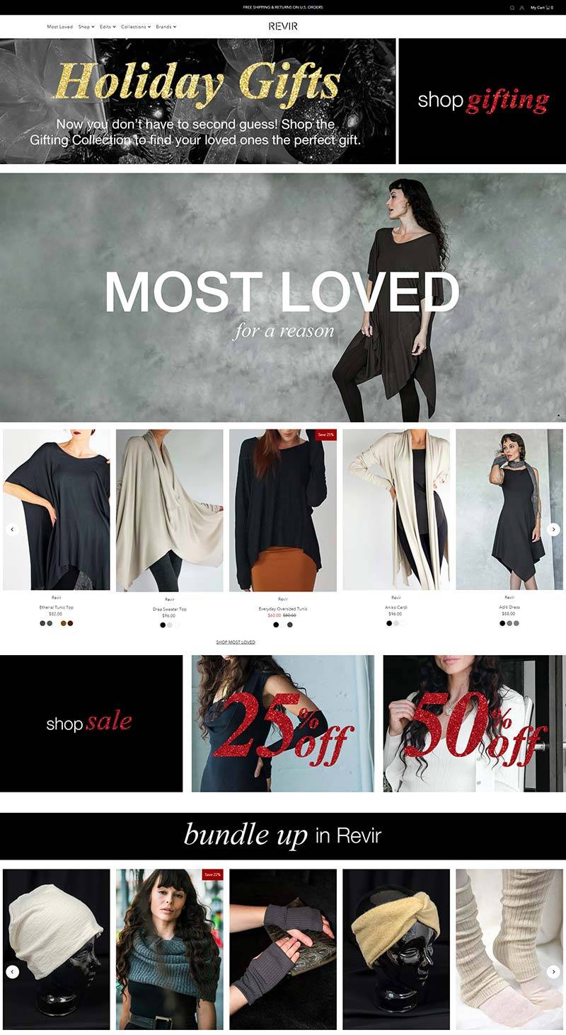 Revir USA 美国平价设计师女装购物网站