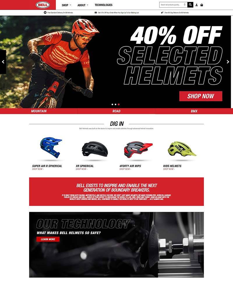 Bell Bike Helmets 英国户外自行车骑行装备购物网站