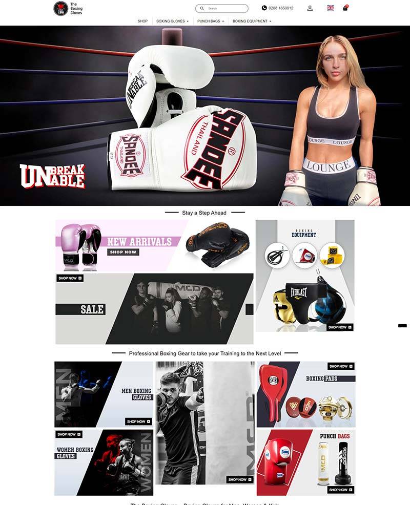 The Boxing Gloves 英国拳击手套专营网站