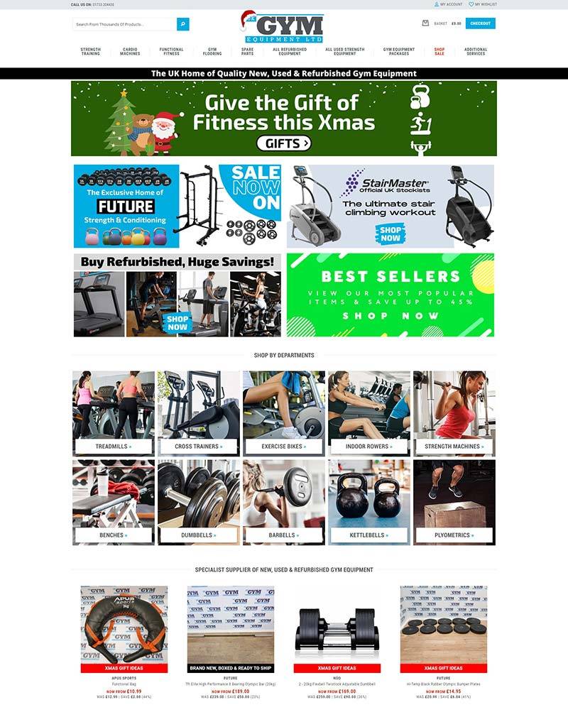 UK GymequipMent 英国知名健身设备品牌购物网站