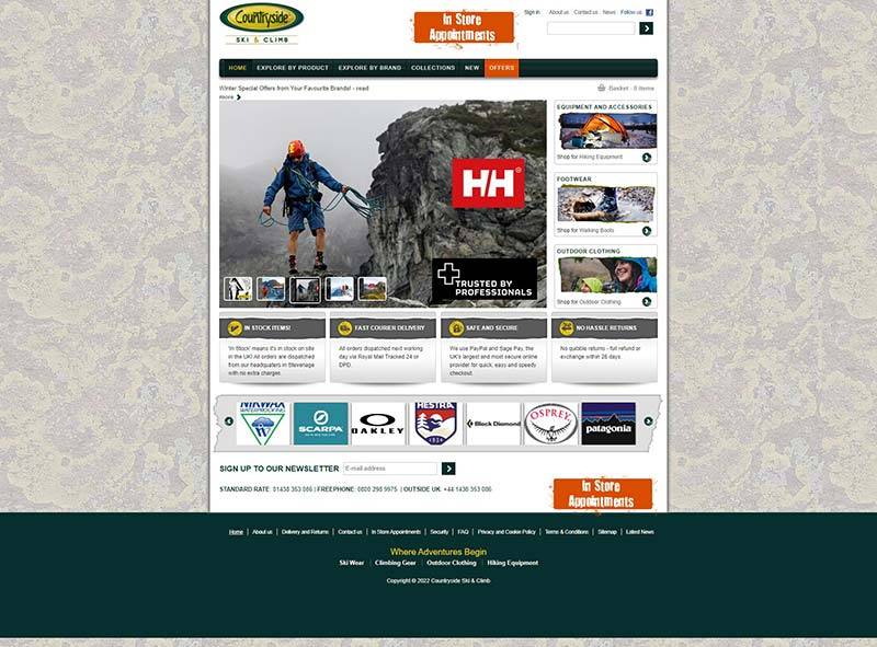 Countryside Ski & Climb 英国户外滑雪装备购物网站