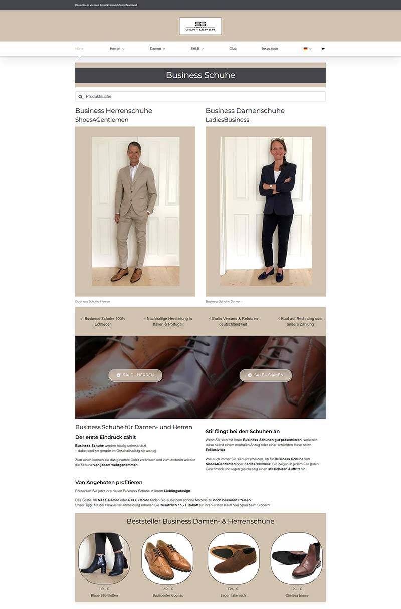 Shoes4Gentlemen 德国商务休闲鞋品牌购物网站