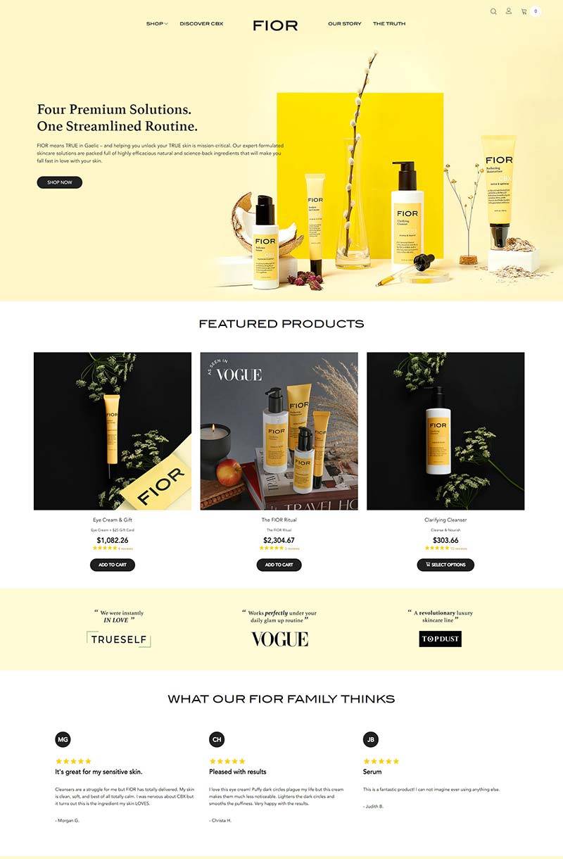 Find Fior 美国纯素植物护肤品牌购物网站