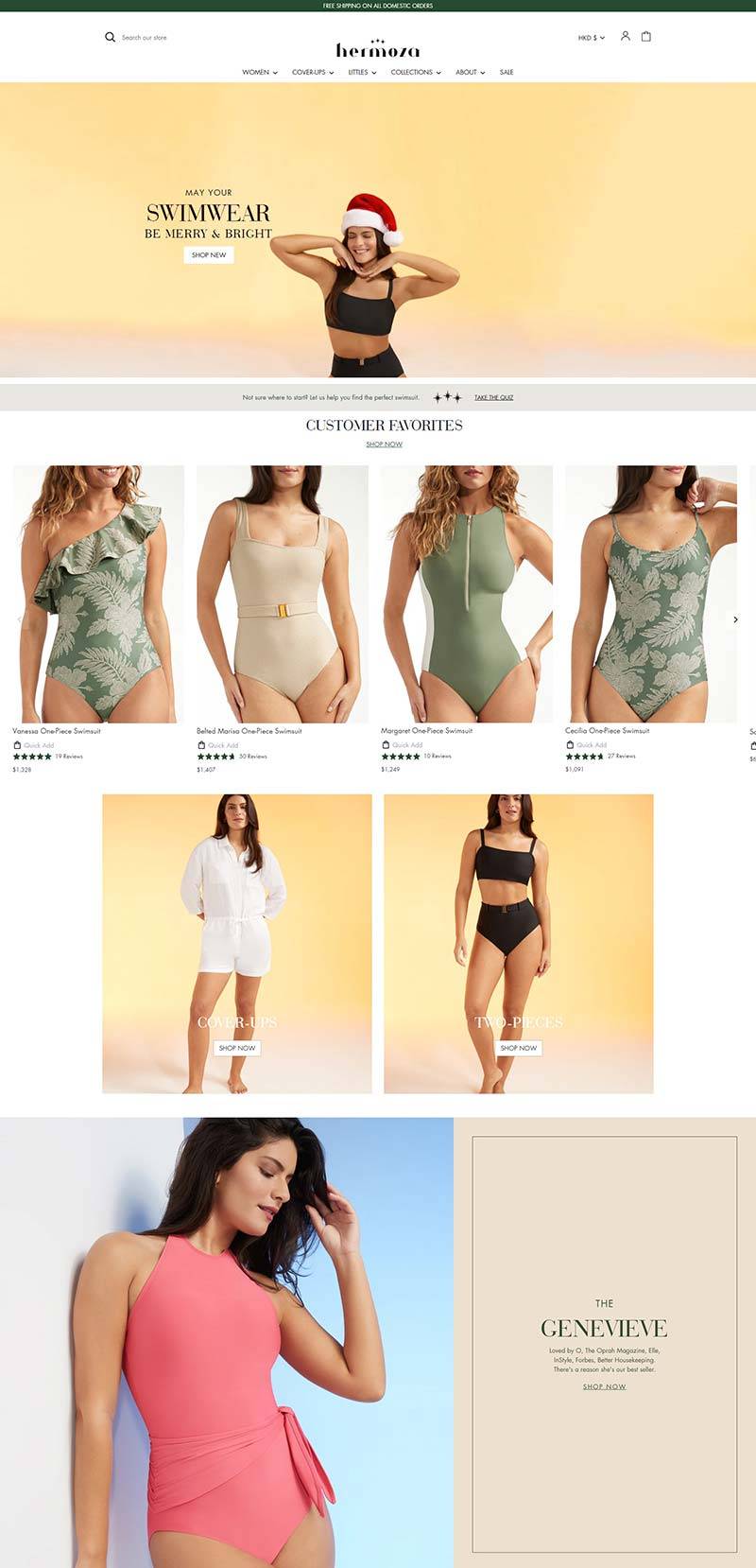 Hermoza 美国时尚泳装度假服购物网站