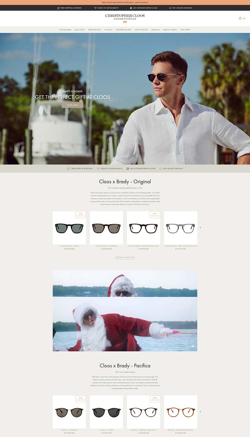 Christopher Cloos 美国时尚太阳镜品牌购物网站