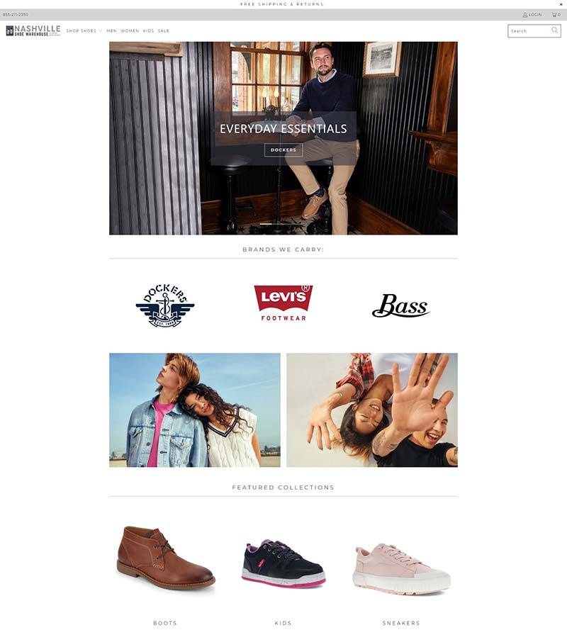 Nashville Shoe Warehouse 美国品牌鞋履购物网站