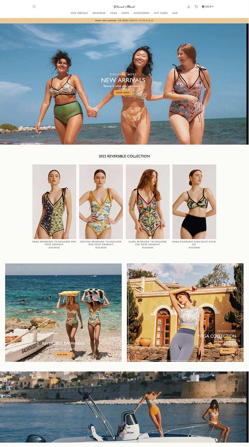 Visual Mood 加拿大时尚性感泳衣品牌购物网站