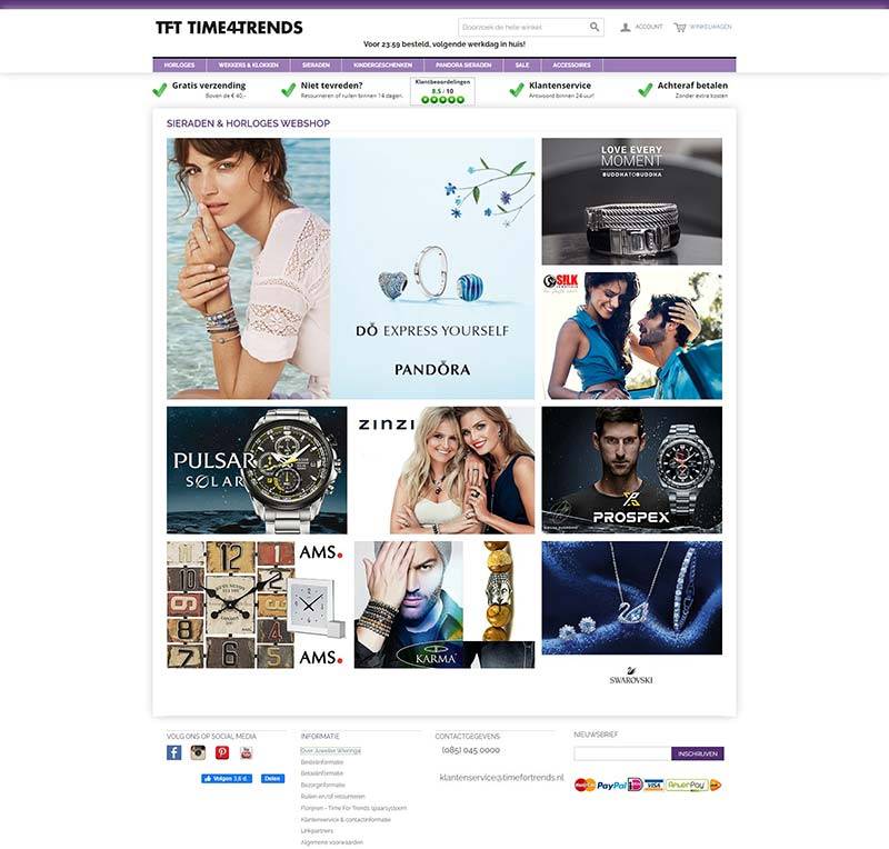 TimeForTrends 荷兰手表珠宝品牌购物网站