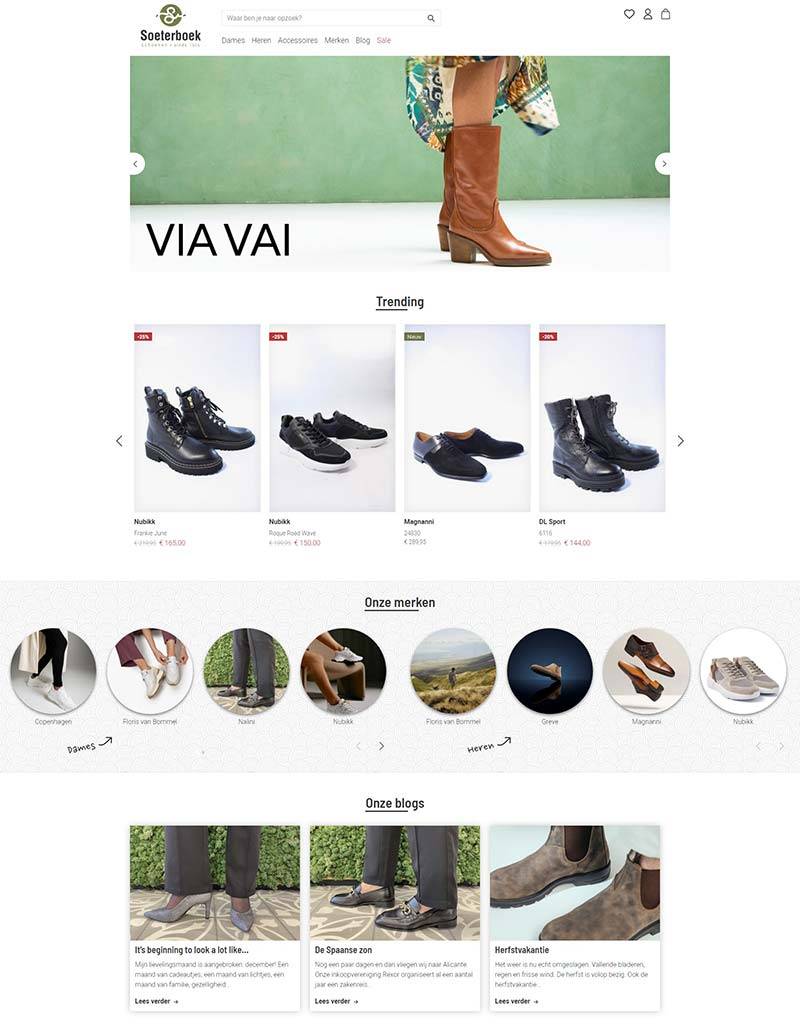 Soeterboek Shoes 荷兰品牌鞋履在线购物网站
