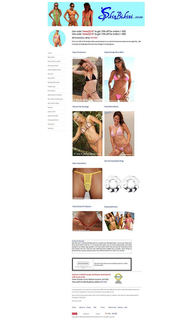 Skin Bikini 加拿大比基尼泳装品牌购物网站