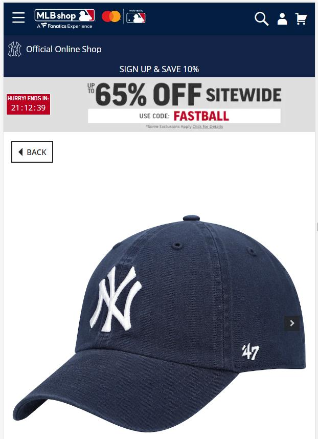 MLB Shop 美国官网挑选商品