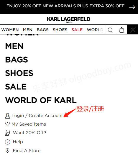 Karl Lagerfeld Paris 官网登录注册